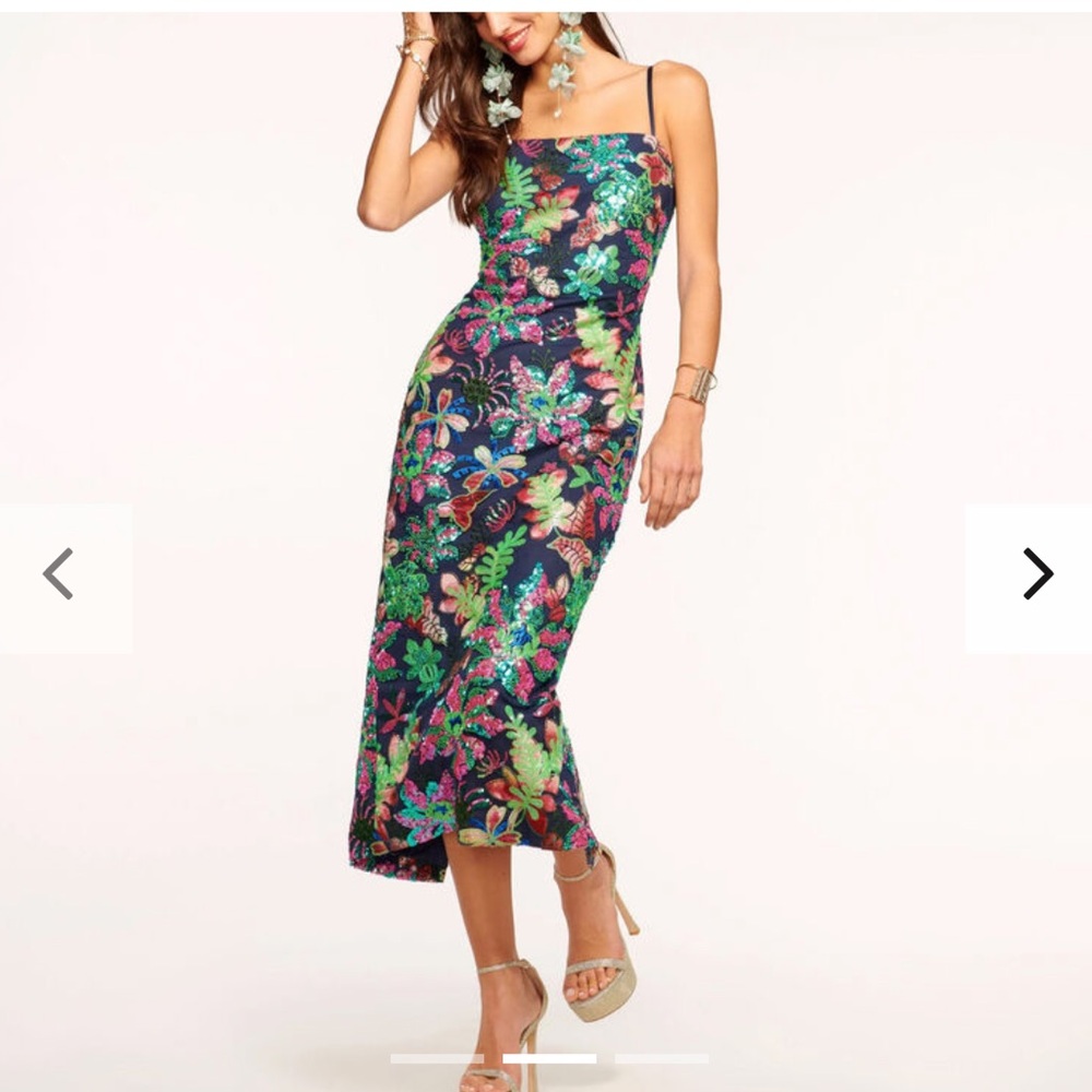 NWT RAMY BROOK Ari Sequined Midi Dress size 4
Wedding guest
